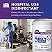 Oxivir Diversey Tb 4599516 Ready-to-Use Disinfectant Cleaning Wipes, Accelerated Hydrogen Peroxide, Unscented, Standard 6x7-Inch Sheets, 160-Wipes, 1-Canister (Pack of 12)