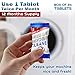 GRIME LABS Washing Machine Cleaner Tablets - Penetrating Deep Clean Washer Cleaner Tablets For Front Loader And Top Load HE - Active Formula Tub Descaler Deodorizer