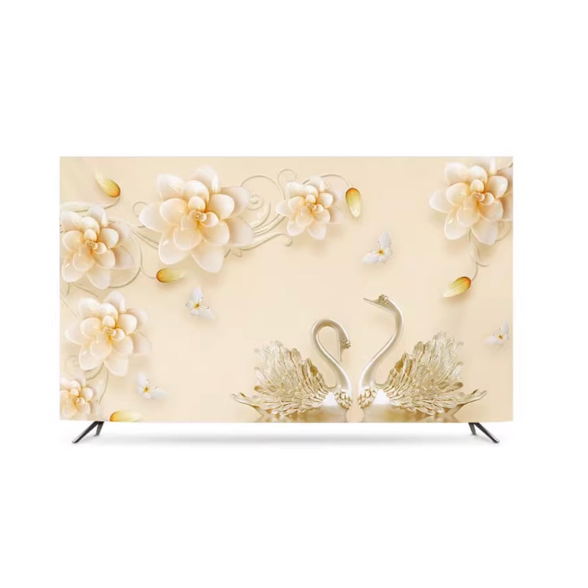 Coperture per televisori, Copertura TV for Interni Antipolvere Proteggi Schermo for TV/Computer for LED LCD, Adatta for da Tavolo e a Parete, for Televisione 32-85 Pollici(B,60in)