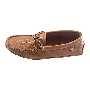 Laurentian Chief Canada Moccasins Men's Natural Moosehide