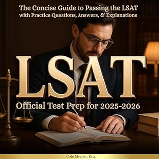 Page de couverture de LSAT Official Test Prep for 2025-2026