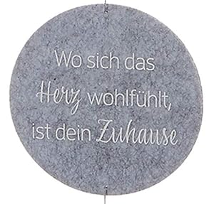 Cepewa Filzgirlande Wanddeko mit Spruch