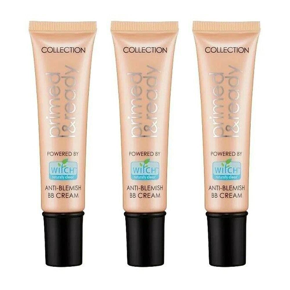 Collection 3 Pack Primed & Ready Anti Blemish BB Cream - Colour BB6-3 x 30ml