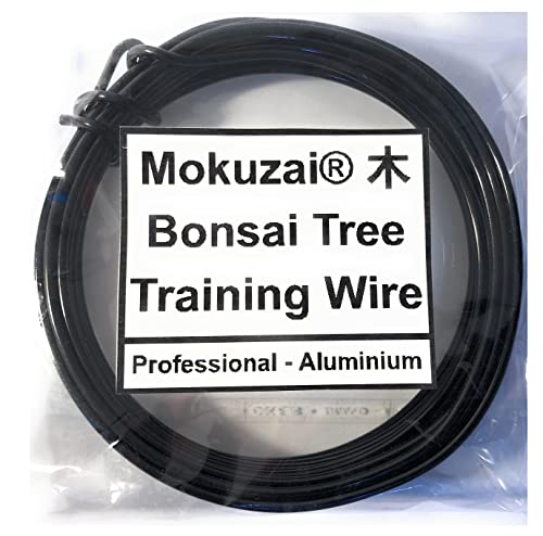 Bonsai Tree Styling & Training Wire 3m Anodised Aluminium 2mm Thick Black 300cm