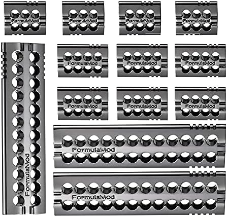 FormulaMod Metal Cable Comb Kit Brass Material Cable Management Tools Wire Organizer Combs for PSU Cable Extension Water Cooling