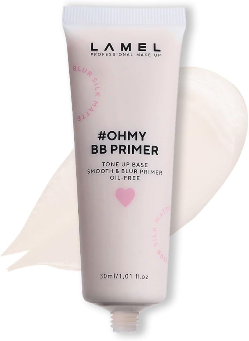 LamelOh My Bb Primer Cream 401-White|Long-Lasting Wear Natural Finish |Suitable For Everyday Wear | Light Texture |Visually Smoothens Pores |30Ml