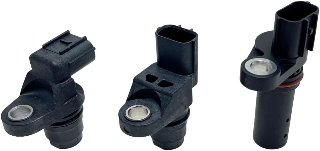 Engine Camshaft Position Sensor and Crankshaft Position Sensor 37500-RAA-A01+37510PNB003 Compatible with 2004-2008 Ac-ura TSX 2003-2007 Accord 2003-2011 Element