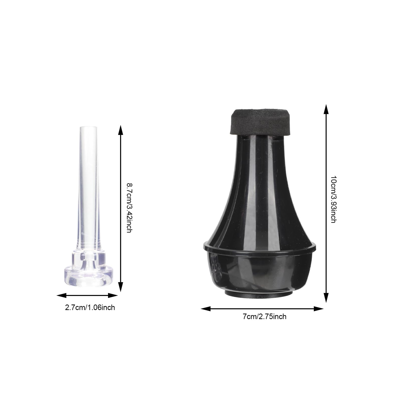 FAVOMOTO Trumpet Cornet Accessories Trumpet Cup Mute Rubber Trumpet Mute Trumpet Practice Mute for Trumpet