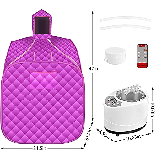 Sauna Tent Draagbare Stoom Sauna Doos, Sauna Spa Stoomboot Pot, Opvouwbare Huishoudelijke Fumigator Saunakamer Machine… - Image 3