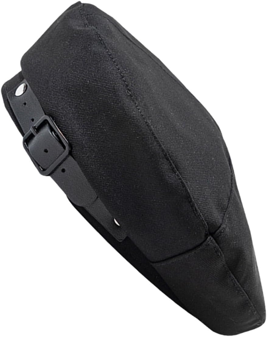 Women’s Vintage Sun Protection Beret Hat Leather Strap, One Size French Style Beret Caps for Outdoor Travel Black