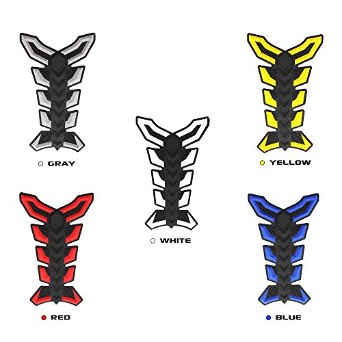 Universal Motocicleta 3D Borracha Tanque De Combustível De Óleo De Gás Pad Protector Adesivo Decalqu