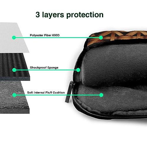 Bolso tipo bandolera para laptop KHiry tejido miniatura 6