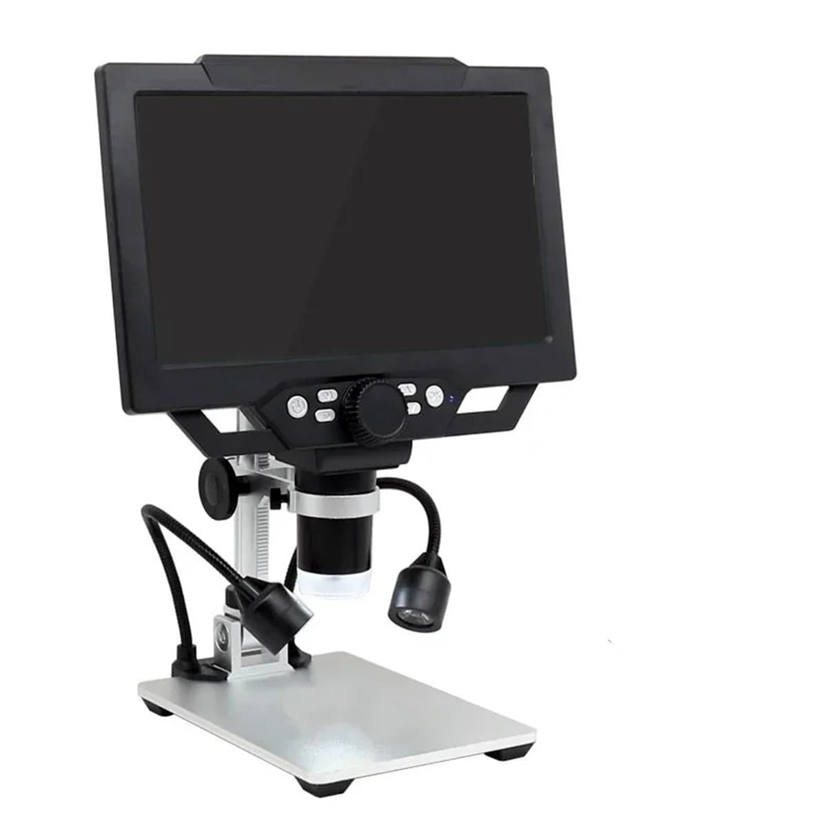 Microscope 1600X 9-Inch HD Digital Microscope for Soldering Repair Magnification Digital Electronic Microscope with LED Light Illumination