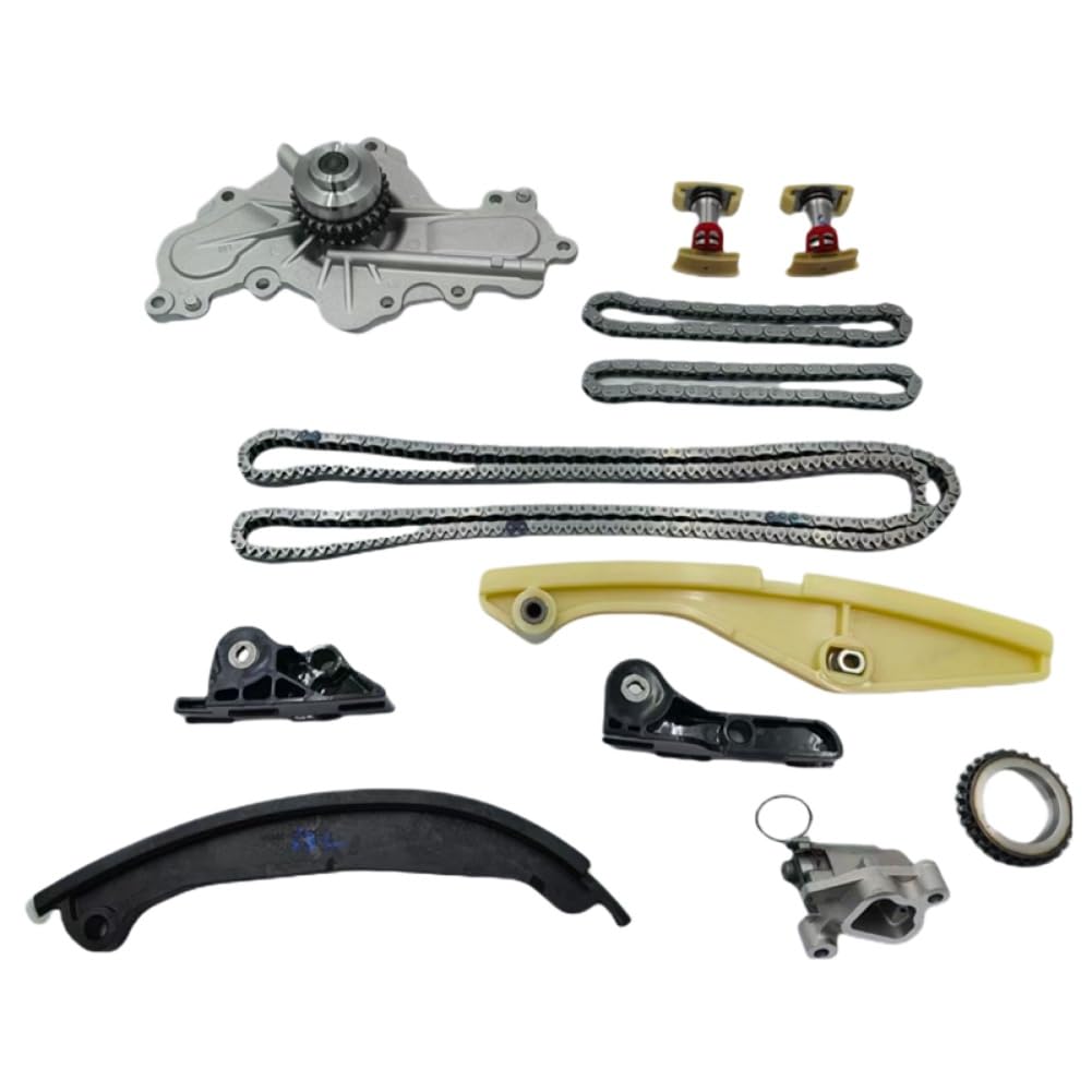 Kit Catena Distribuzione Con Pompa Acqua AASS-AT4Z-8501-A AT4Z-6268-C BA5Z-6L266-B Compatibile Con Ford Explorer Flex Taurus 3.5L 2013-2019