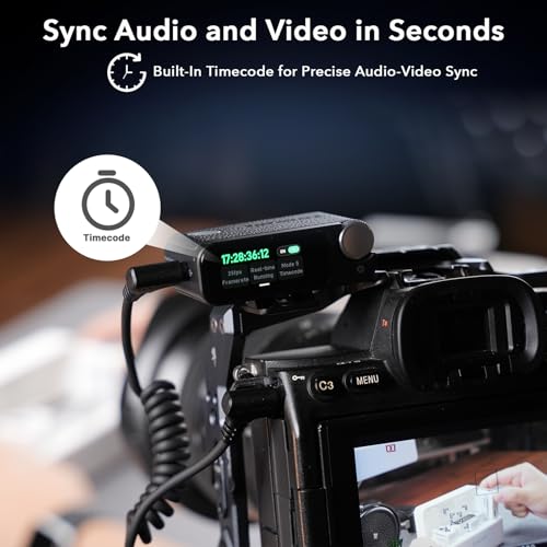 Image of Saramonic Ultra Wireless Lavalier Microphone, 32-Bit Float Recording, Timecode Sync, Noise Cancellation, IPX5 Water Resistance, 984' Range, 130dB SPL, for Cameras, Smartphones, Computers