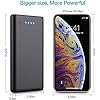 Magnetic Portable Charger Power Bank 10800mAh,Slim Wireless Portable Charger with LCD Display,PD Fast Charging USB-C Battery Pack Compatible with Magsafe, iPhone 15/15 Pro/15 Pro Max/14/13- Dark Blue