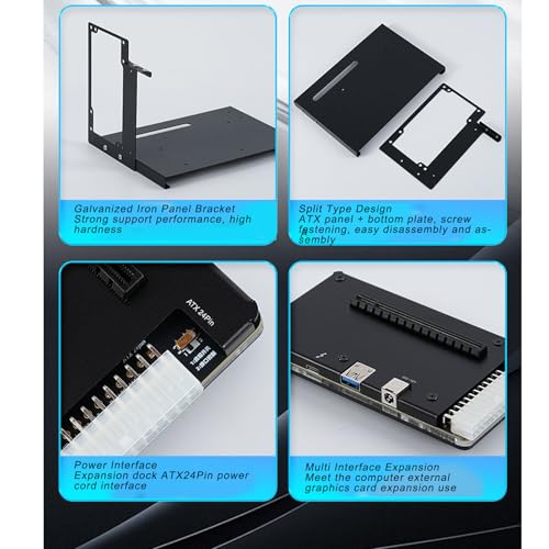 Base externa para GPU con ranura PCIE 16X y cable de datos de 1 m miniatura 5