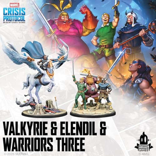 Marvel: Crisis Protocol Valkyrie on Elendil & Warriors Three miniatura 5