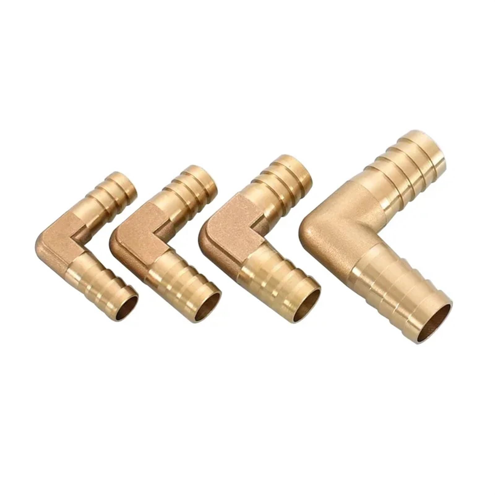 Mosiężne złącze węża z końcówką typu barb, Zestaw 20 złączek do węży miedzianych i mosiężnych 6 mm–19 mm z 2 złączami 3 4-kierunkowymi(Y-3-way,8mm (20pcs))