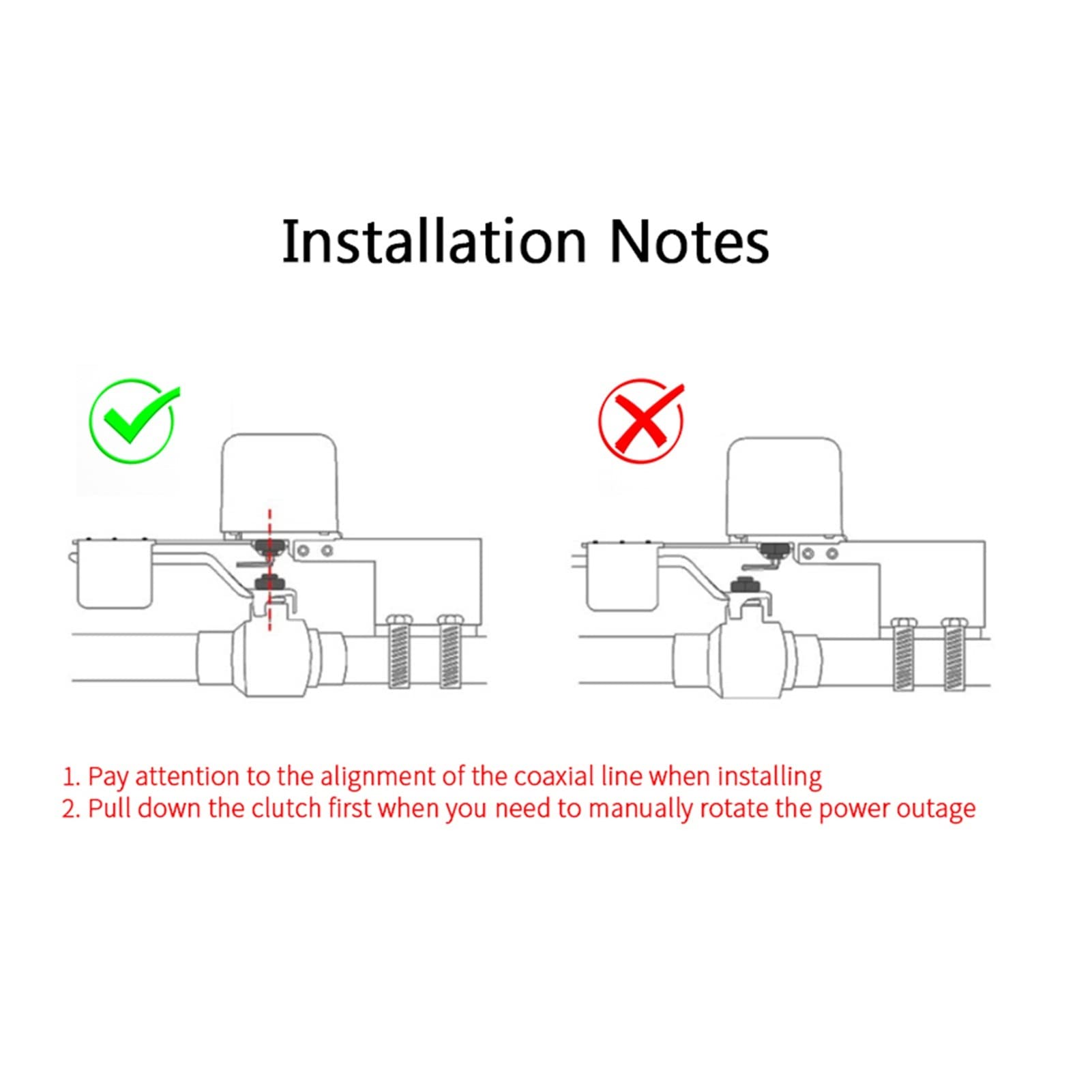 Smart Sprinkler Timer per irrigazione Smart Water Gas Valve Tap Controller Switch Fit DN15 to DN32 Pipe Shutoff WIFI Control Valvola dell'acqua Traccia il traffico e risparmia acqua (Color : US)