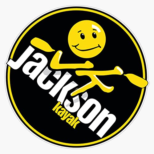 jackson kayak Sticker Vinyl Bumper Sticker 6 Mil Thick - Size 5" -  American Magnet, AMGTS-TEXT-STICKERS-934