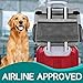 SIRMEDAL Hund Reisetasche Großes Haustier Reiseset für Lieferungen Beinhaltet 2 zusammenklappbare Hundeschalen 2 TravelFood Container Hund Reiseset für EIN Wochenende Weg Set