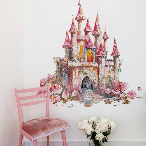 Vinilo Decorativo Castillo Princesa Runtoo 2 Piezas miniatura 4