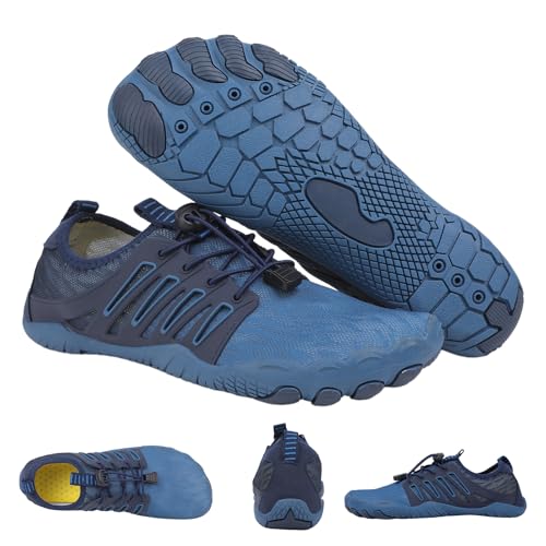 Image of SIOSNETA Hike Barefoot Shoes for Women Men, Breathable Non-Slip Athletic Footwear, Wide Toe Water Shoes for Hiking, Non-Slip Neuropathy Shoes for Women Men, Grounded Comfort wear