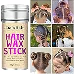Dolahair Hair Wax Stick - Flyaway Control and Styling Pomade for Kids, Women, and Men - Hair Bun Maker and Accessorie (1 Pack of Wax) - Image 4