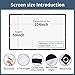 AMCCHA Projector Screen 120 inch 16:9 HD Foldable Anti-Crease Portable Projector Movies Screen Support Double-Sided Projection for Home Theater Outdoor Indoor，Office use