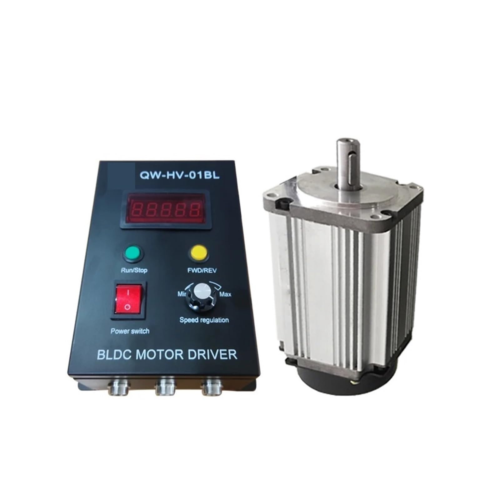 MXXDMOPD 450W 110V DC QW80BL 80mm Square Motor Single-Phase 12000RPM Brushless Motor with Sensor