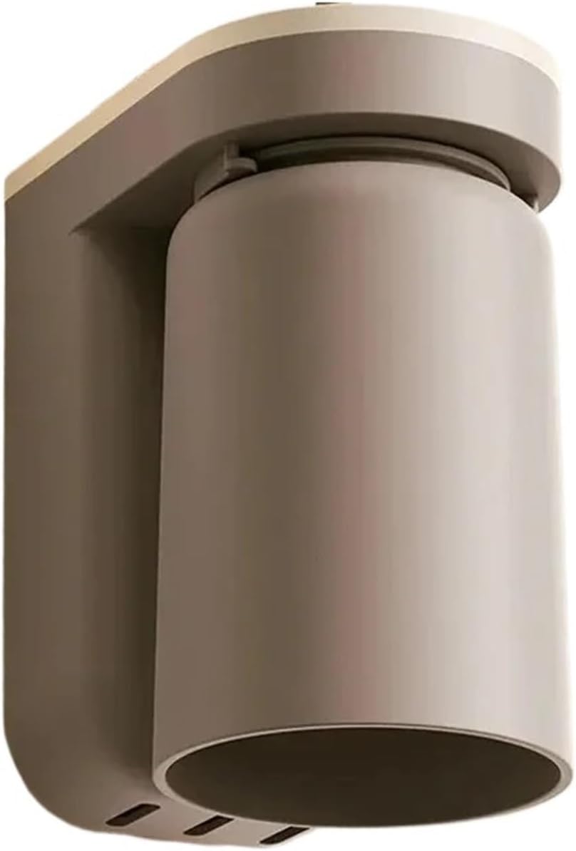 革新的な歯ブラシ1本、収納ラック、穴なし、軽量、高級マウスウォッシュカップブラシ(Brown)