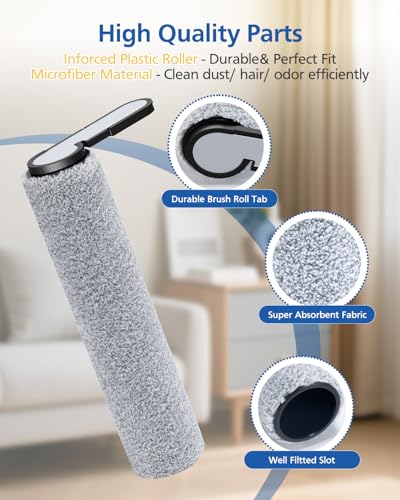 Image of F25 GT Brush Roll and HEPA Filter Replacement Kit Accessories Compatible with Roborock F25 /F25 ACE /F25 ALT /F25 LT /F25 RT /F25 ACE /F25 GT /F25 Ultra Cordless Wet Dry Vacuum Cleaner