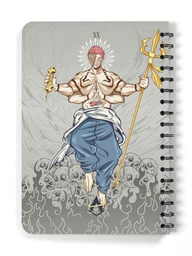Image of ComicSense.xyz Anime Sketchbook King, Limitless Printed A5 Spiral Drawing Sketch Book Unruled for Kids Students Gift (Pack of 2)