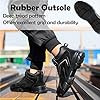 Bawalon Safety Boots Mens Womens Water Resistant Work Boots with Steel Cap Lightweight Non-Slip Safety Shoes Black UK 6 (Label Size 40) #4