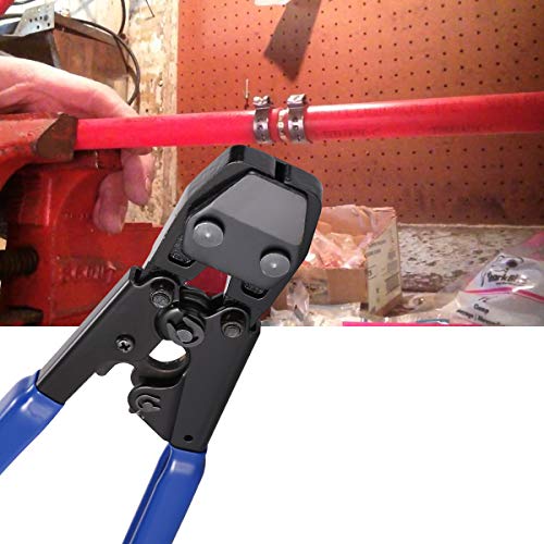 Pex Crimping Tool Cinch Clamp Tools For Fastening Stainless Clamps Sizes From 3/8 Inch - 1 Inch #TOP4
