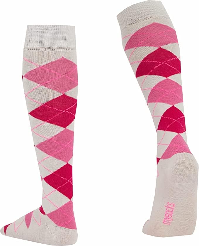 MySocks Unisex Knee High Long Socks Argyle