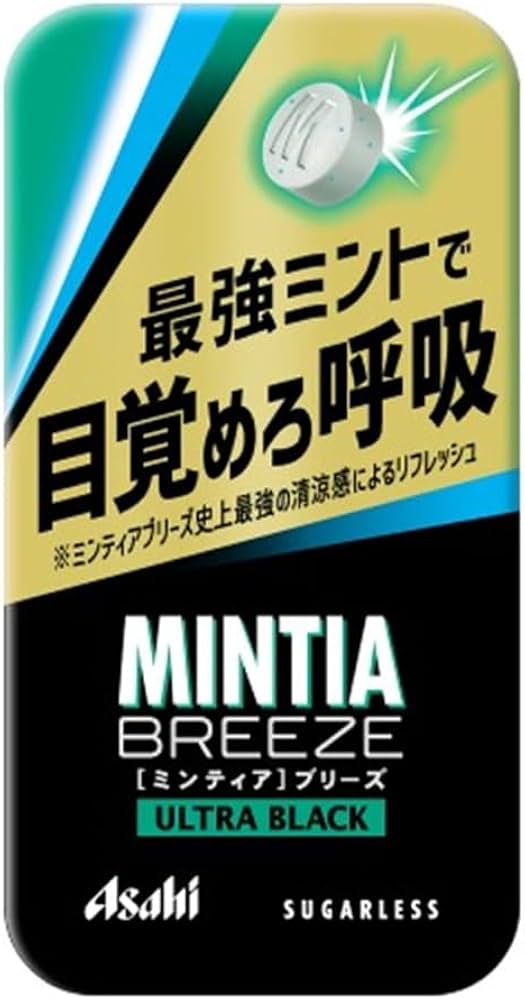 Amazon.co.jp: Asahi Minthia Breeze Ultra Black, 30 Tablets (Set of