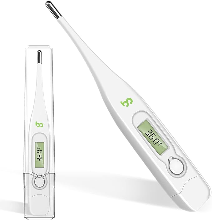 Digital Thermometer, Oral Thermometer Adults Kids Babies, Accurate Fast