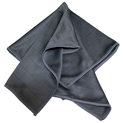 Muxel Carbon Tuch 10 Stück Glaspoliertuch Streifenfrei Fenstertuch Mikrofasertuch