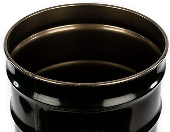 30 Gal Steel Drum Open-Head-Black