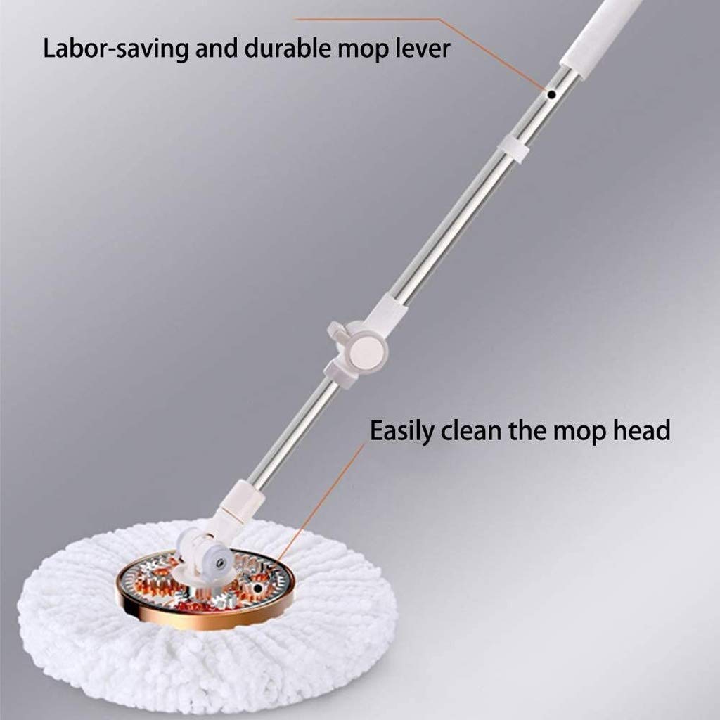 Mop obrotowy 360 ° bez użycia rąk Wielofunkcyjny mop do podłóg Dual Duo Spin Mop Lazy Spin Mop
