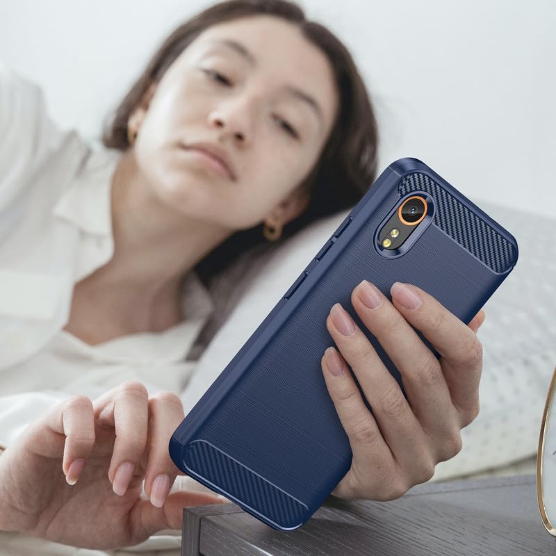 Image of Basic Case for Samsung Galaxy XCover 7 (Carbon Fibre Blue)