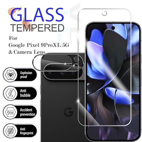 Verre trempé pour Google Pixel 9 Pro XL premium verre ultra résistant et transparent