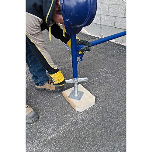 Metaltech Adjustable Leveling Jacks - 4-Pk. For Baker-Style Scaffolding, Model Number I-Ibsjp12H4 #TOP1