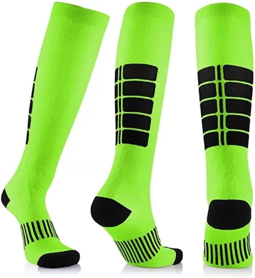 6 Colors Unisex Compression Socks Elastic Varicose Veins Leg Knee High Stockings 1 Pair