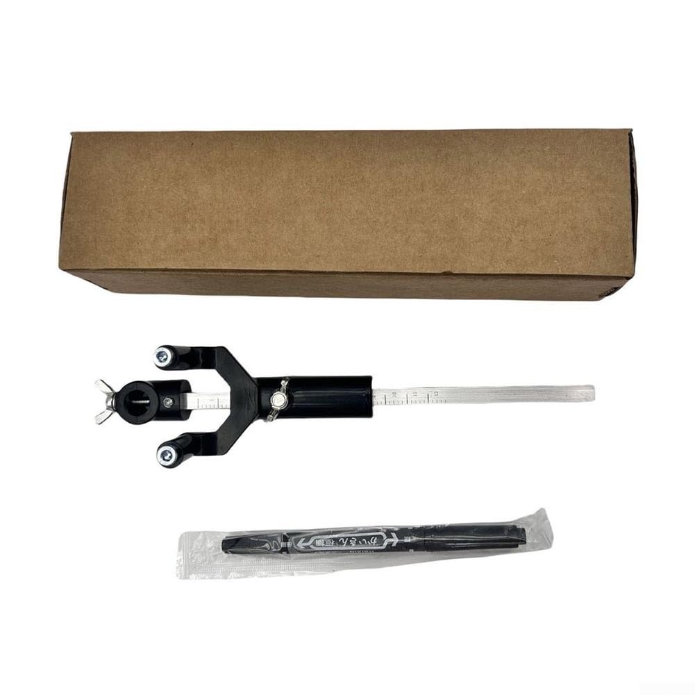 Eawfgtuw Kit di riparazione per lamiera Strumenti per carrozzeria auto Marcatore arco ruota Strumento di marcatura di riparazione ammaccature marcatura marcatore linea parallela per riparazione auto
