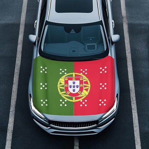 Image of Renewold Portugal National Flag Hood Covers for Cars Hood Cover Protector Outdoor Daily Holiday Camping Decor Wrap Blanket Women Men Winter Spring Fall Summer Automotive Exterior Accessories