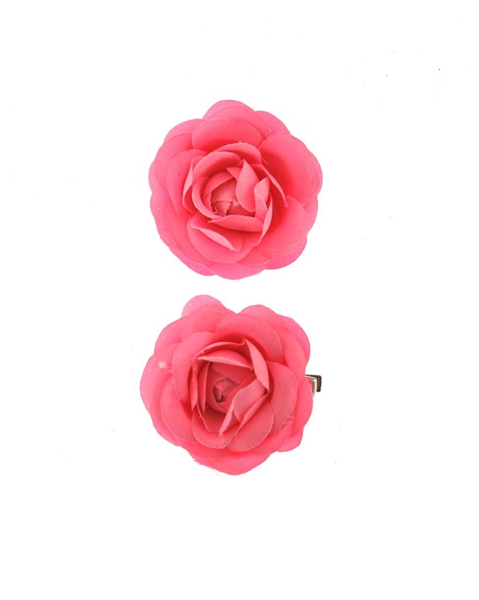 Zac's Alter Ego Pair of Rose Flowers on Concord Clip