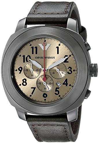 [�G���|���I�A���}�[�j] EMPORIO ARMANI �r���v Sportivo Gold Sunray Dial Men's Watch �����Y AR6055 [���s�A���i]